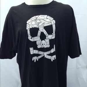 Skull & Cross Controllers XXL T Shirt Bones NES